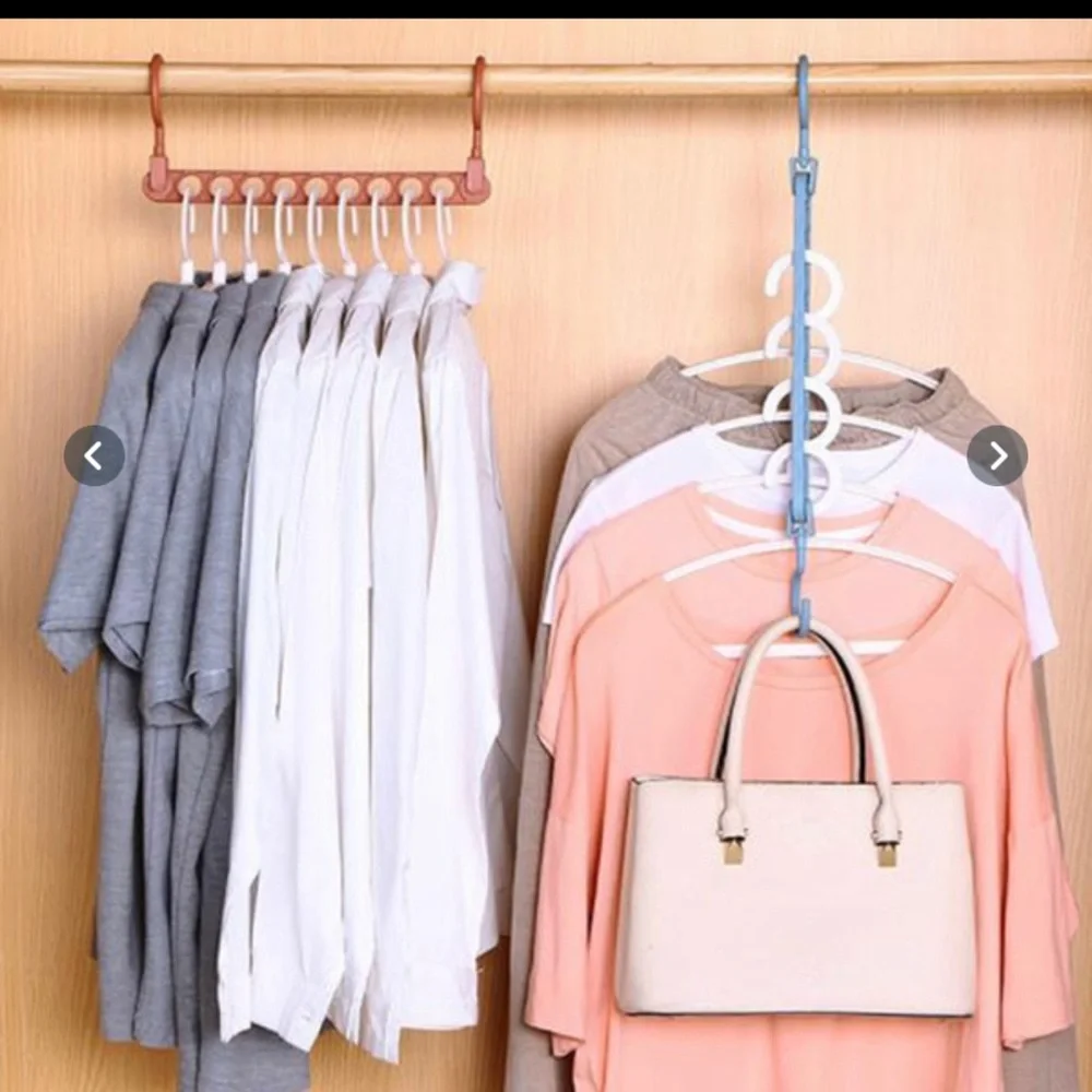 3 pack🌸Household Items Nine-hole Multi-function Hanger
